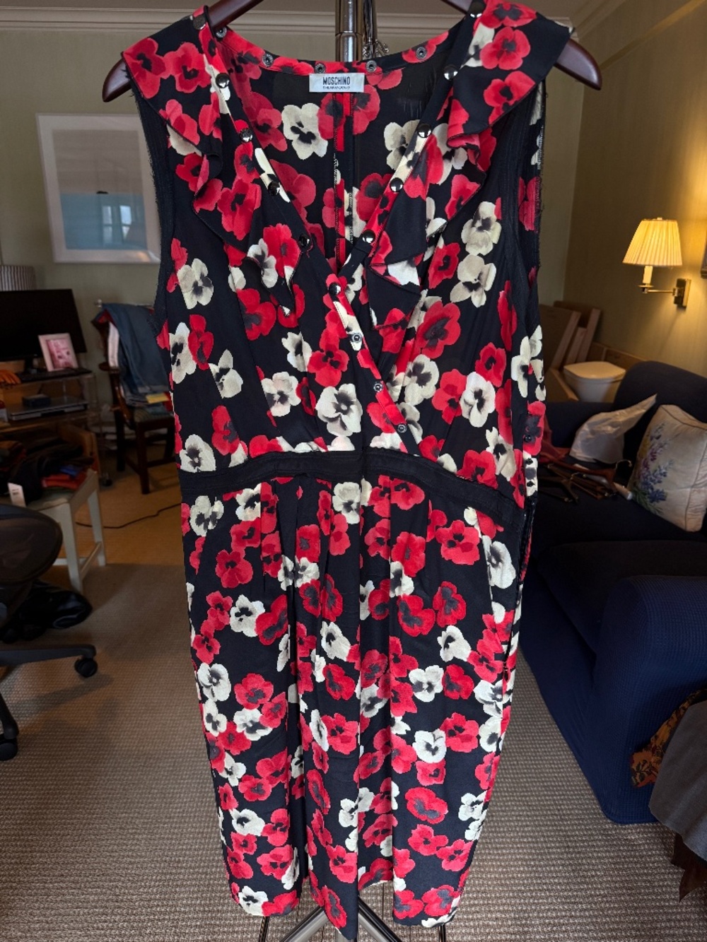 Moschino Cheap and Chic Floral Wrap Dress – Made in Italy
